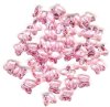 10 6mm Light Rose Swarovski Butterfly Beads
